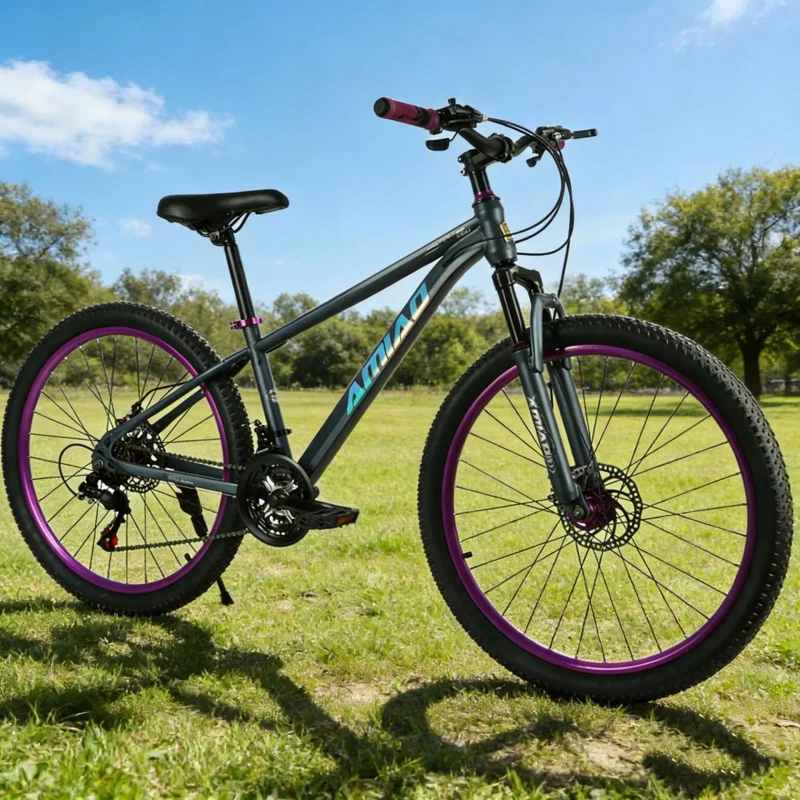 Cycling Low Gear - 多段変速マウンテンバイク 軽量サスペンション 大人男性女性ティーン学生向け オフロード通勤 アウトドアサイクリング自転車