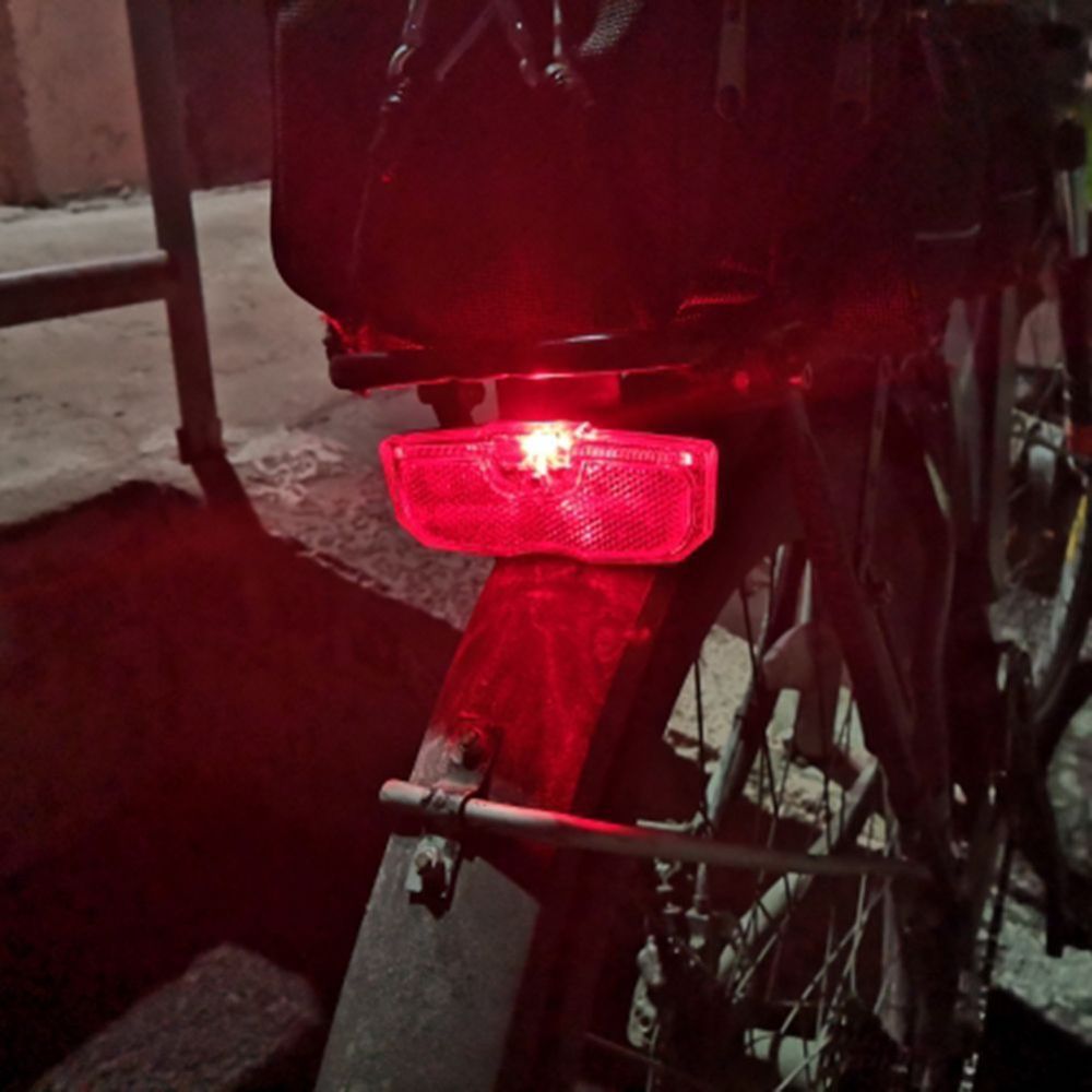 Cycling Visibility Gear - ロードバイク用リアリフレクター安全警告灯 MTBサイクリング用 夜間視認性リフレクターギア 赤 充電器不要