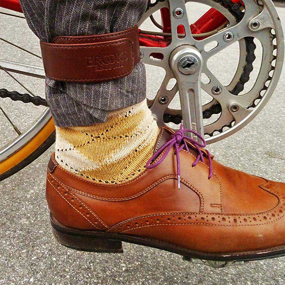 Cycling Gear Lycra - ブルックス コミューター サイクリング レッグストラップ バイクパンツバンド アンクルストラップ