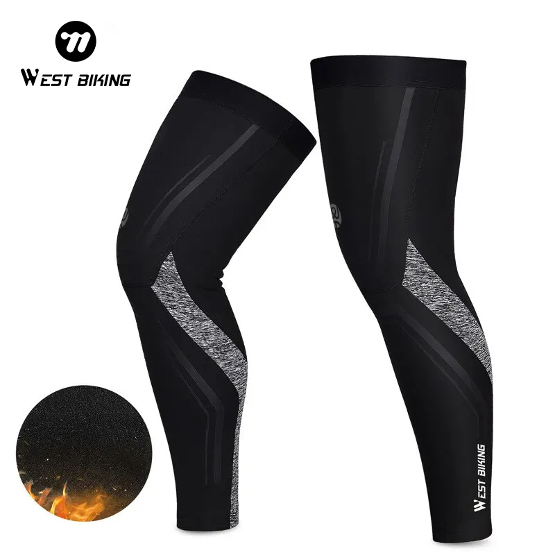 Cycling Gear Lycra - WestBiking-暖かいレッグスリーブ,スポーツギア,秋と冬,ベルベット,マウンテンまたはロードサイクリング用のサーマルレギンス