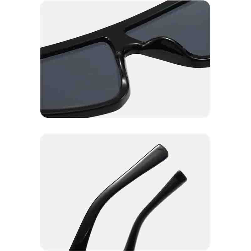 新しい Y2K ラージフレーム結合ボディスクエアサングラス女 - Cycling Glasses のレビューと価格