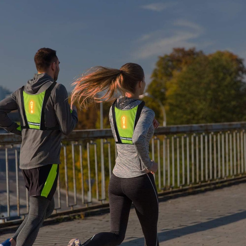 LEDリモコン式安全ベスト、ターンシグナルライト、高視認性警 - Cycling Visibility Gear のレビューと価格
