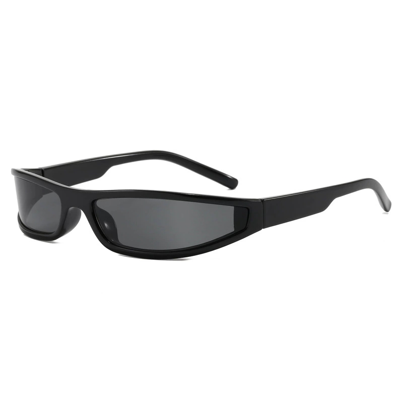 Y2K 細長の長方形ラップアラウンドサングラス レディース  - Cycling Glasses のレビューと価格