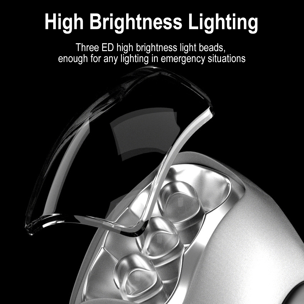 BORUIT LED 懐中電灯ハンドクランクダイナモ太陽光発 - Cycling Low Gear のレビューと価格