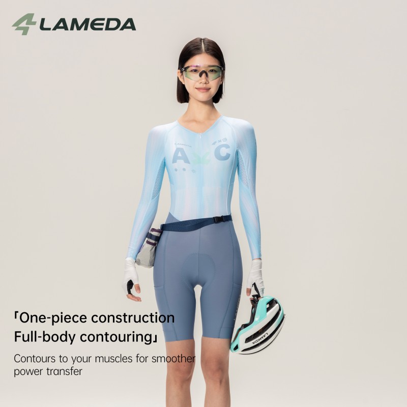 LAMEDA レディース サイクリングジャンプスーツ 長袖シ - Cycling Gear Lycra のレビューと価格