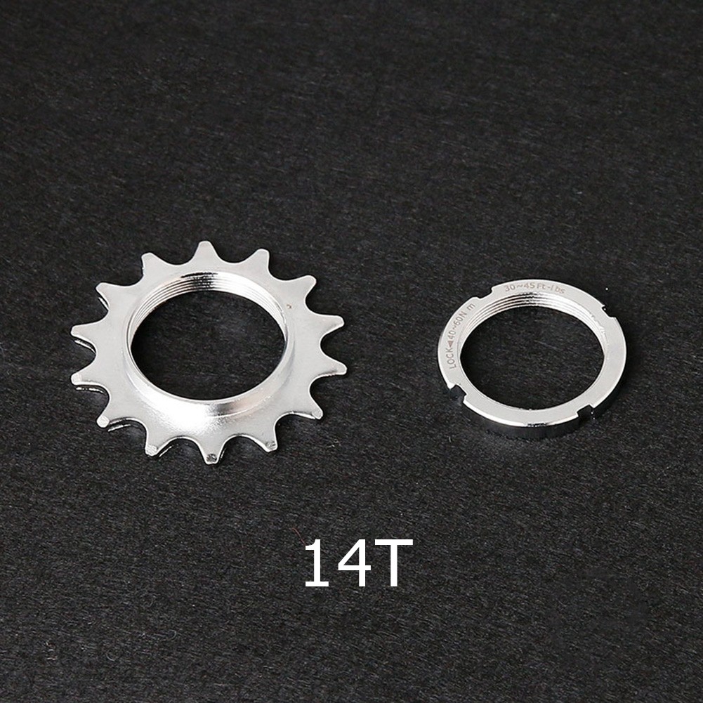 トラックサイクリング用固定ギアコグとロックリングセット、スチ - Cycling Gear Made In Usa のレビューと価格