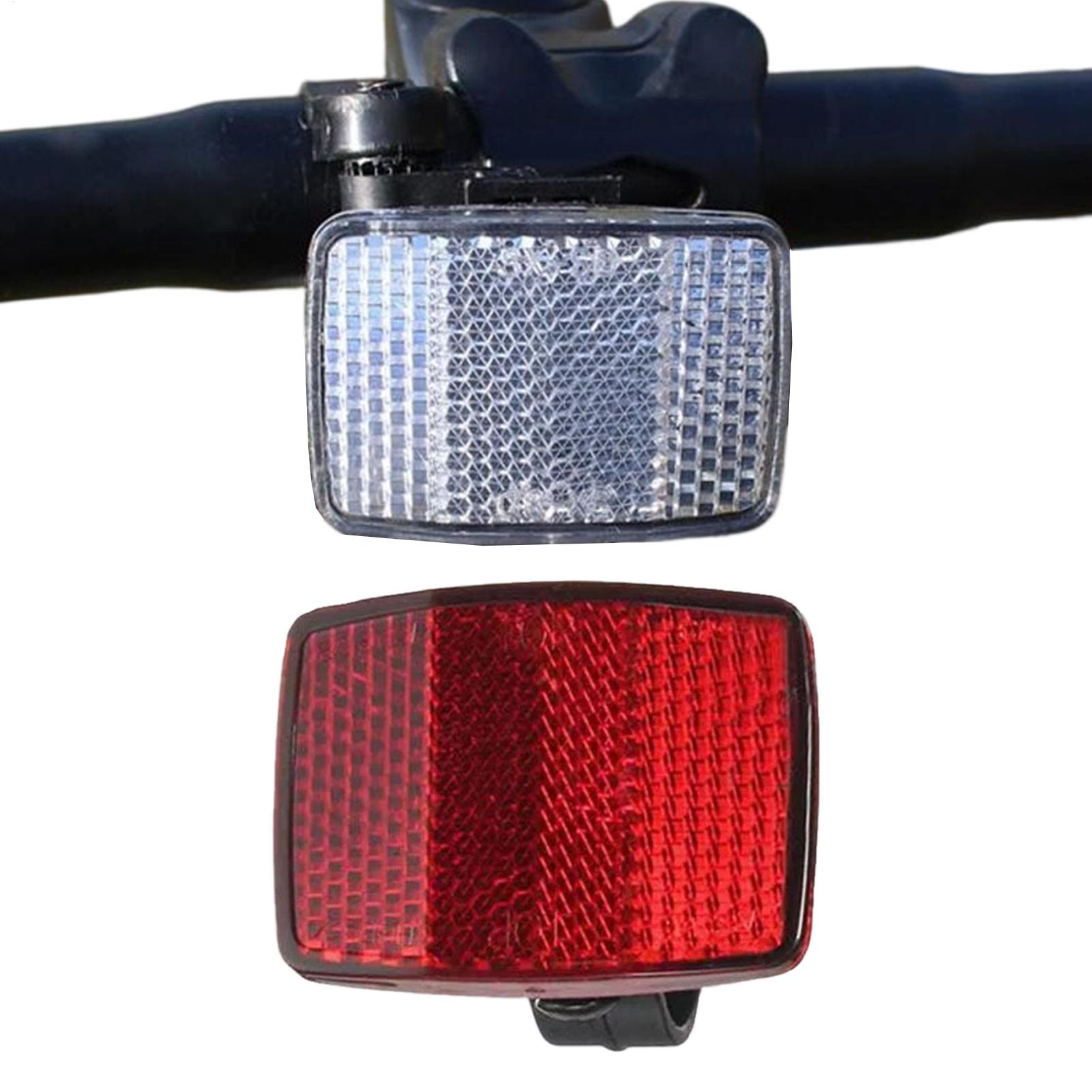 2 個の自転車フロントリアリフレクターキット安全夜間サイクリ - Cycling Gear For Commuting のレビューと価格