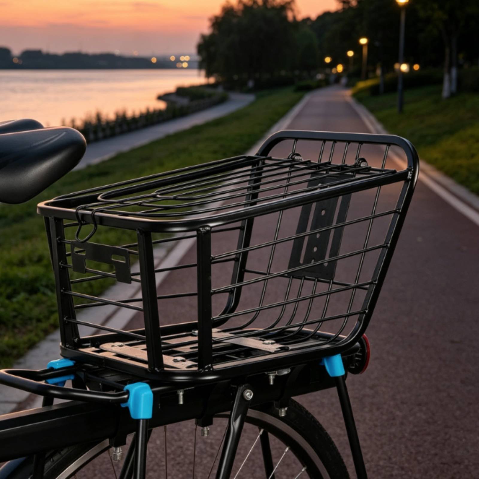 折りたたみ式リアバイクバスケット 折りたたみ式マウンテンバイ - Cycling Gear For Commuting のレビューと価格