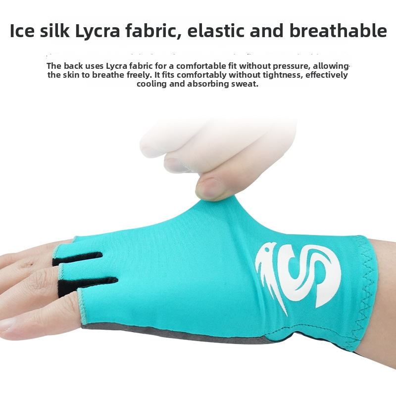 ハーフフィンガー SBR パッド入りサイクリンググローブ通気 - Cycling Gear Lycra のレビューと価格