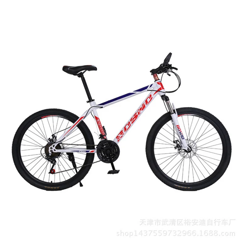 26インチ21速大人用マウンテンバイク、前後ディスクブレーキ - Cycling Low Gear のレビューと価格