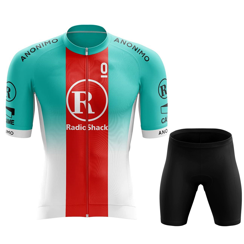 男性サイクリングセットショートビブサイクリングギア男性服自転 - Cycling Gear Lycra のレビューと価格